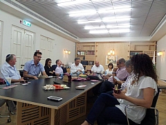 ביקור חברי הוועדה המקומית לתכנון ולבנייה הרצליה