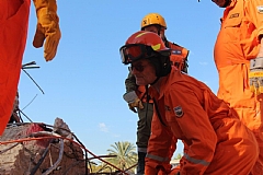 תרגיל מתקדם בחילוץ באתר הרס באור יהודה 4.12.14