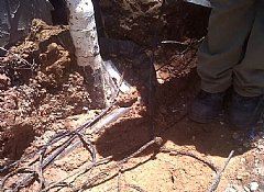 הטמנת תשתית בזק בשביל היוגב